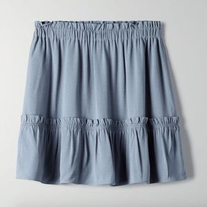 Aritzia Sunday Best Trixie Skirt Granite Blue